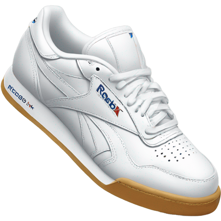 white classic reebok sneaker emoji