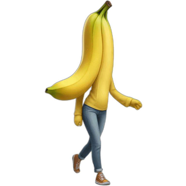 Walking banana mam emoji