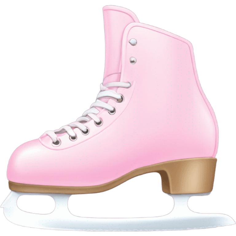 pastel pink ice skates emoji