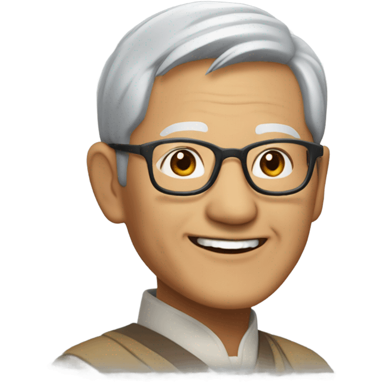 Asian grandfather  emoji