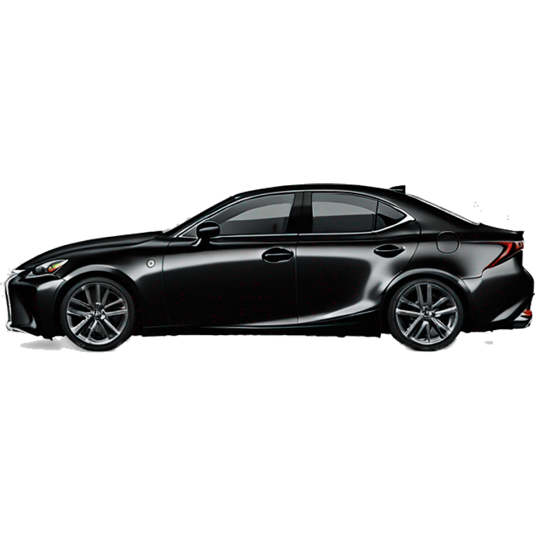 Lexus IS 500 In black colour  emoji