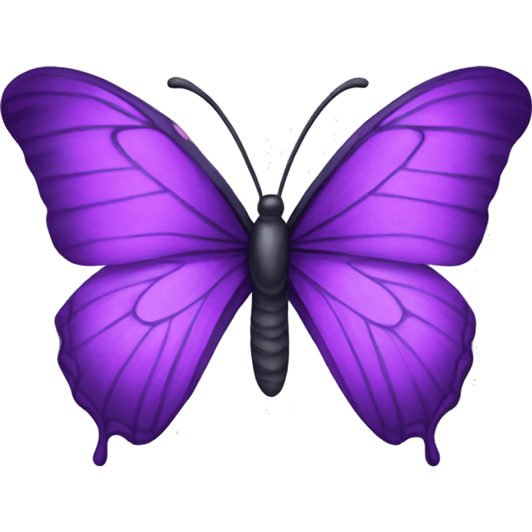 Purple butterfly emoji