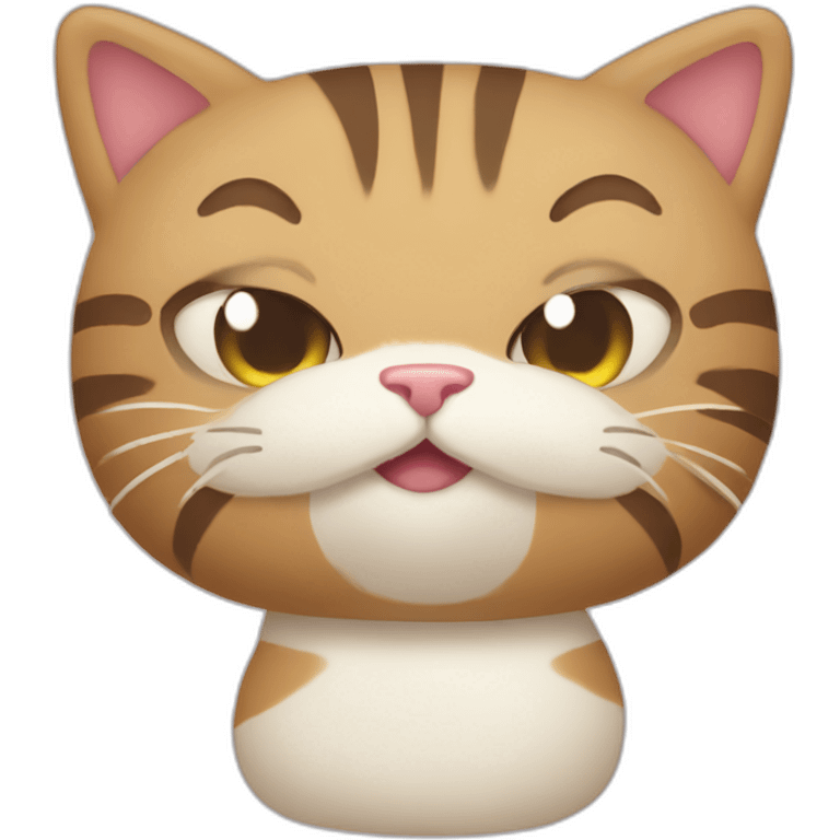 Cat + concombre emoji