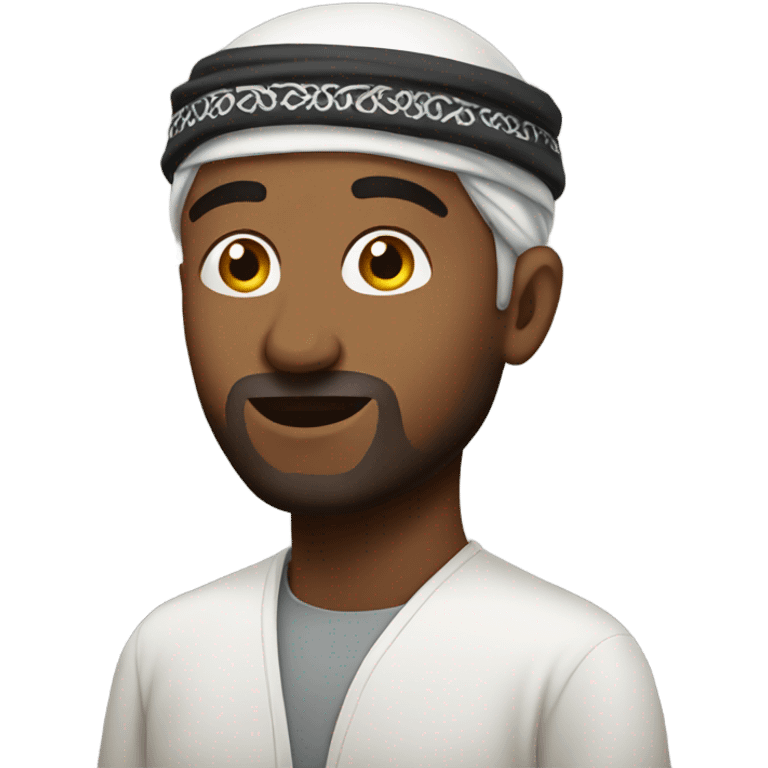 Muslim looking sideways  emoji