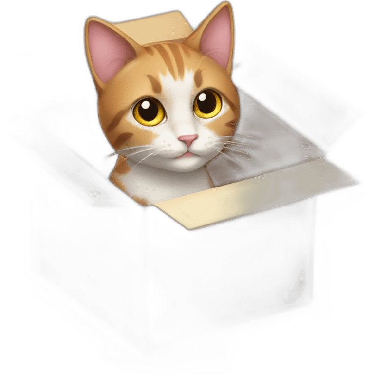 cat in gift box emoji