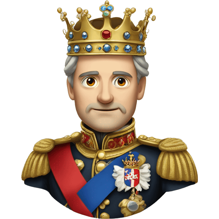 Emperor of Austria wearing imperial crown emoji