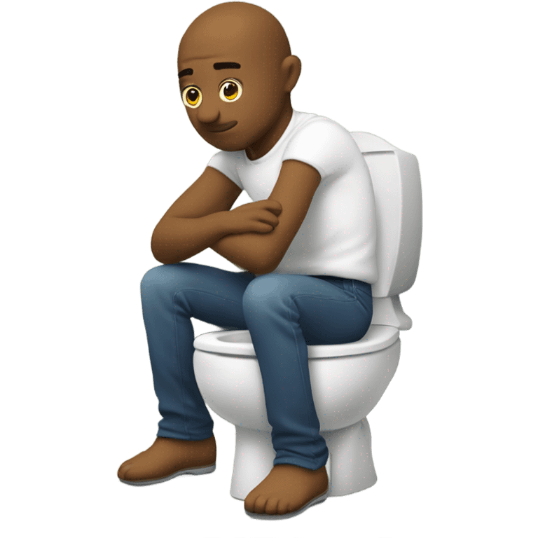 Cj stroud in a toilet emoji