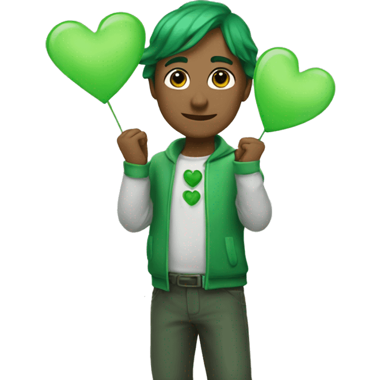 Cuore verde emoji