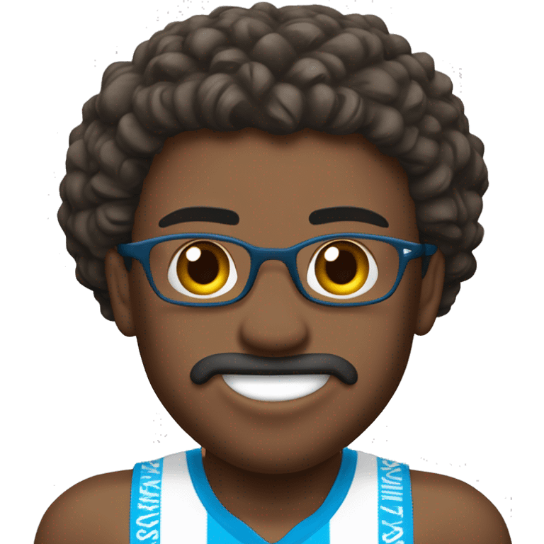 Un marseillais avec le maillot de l’Olympique de Marseille  emoji