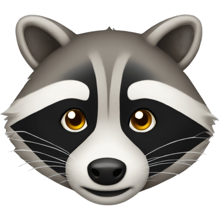 raccoon face emoji