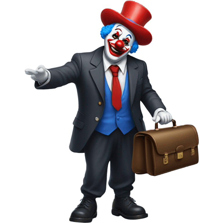 A presidential clown emoji