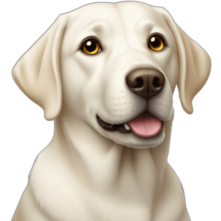 White Labrador emoji