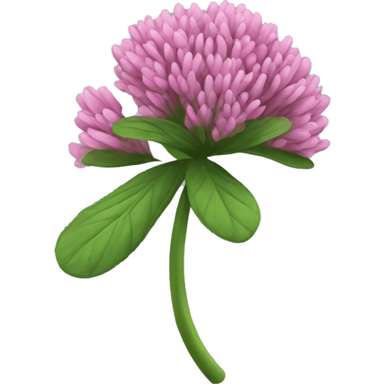 make a red clover emoji