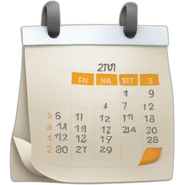 calendar-icon-with-0 emoji