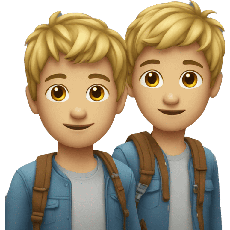 two boys emoji