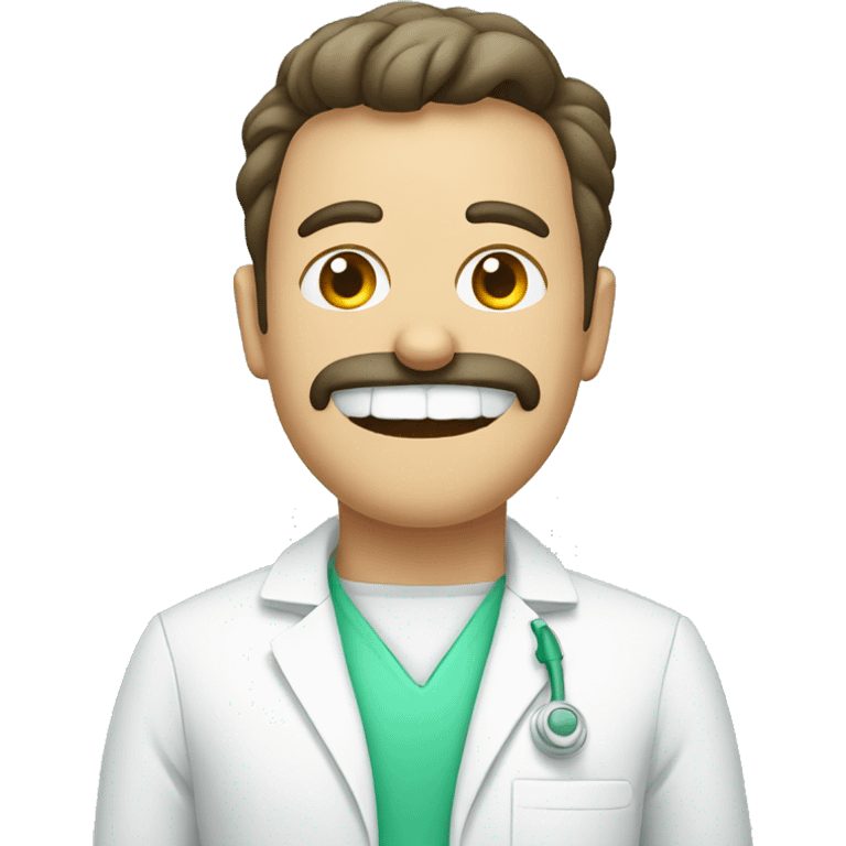 dentista pensativa emoji