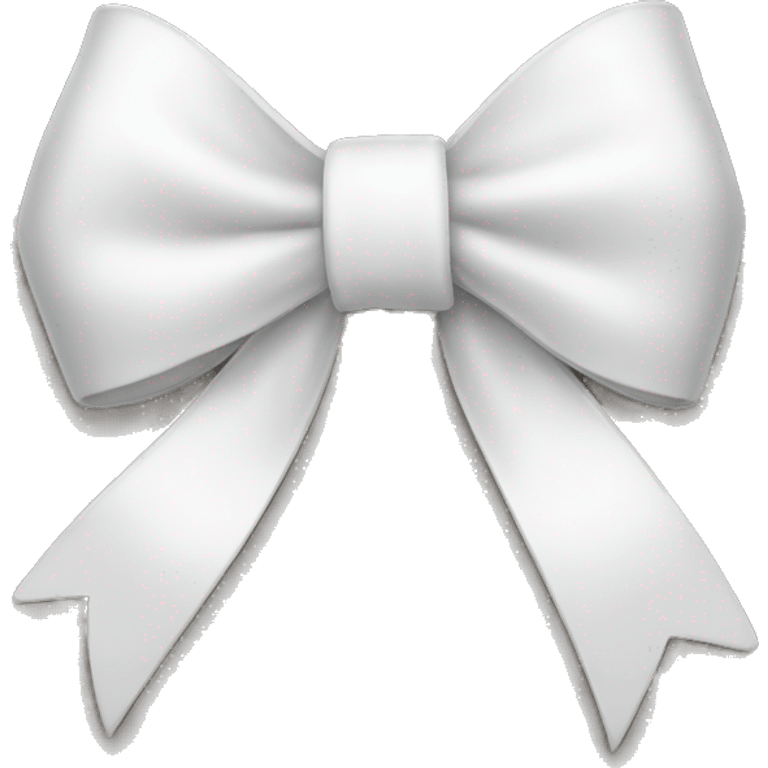 white bow emoji