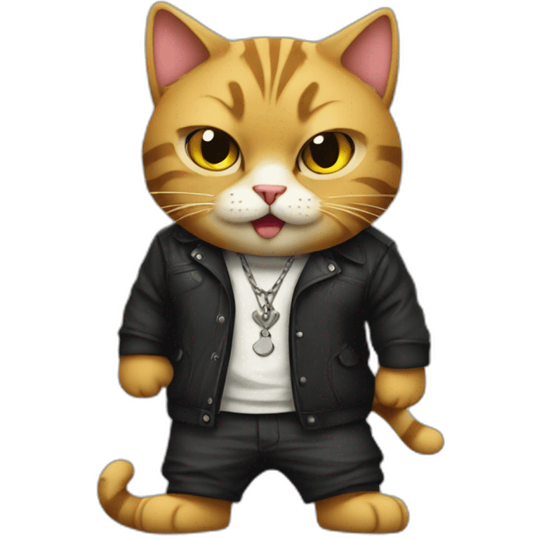 gangster cat cute emoji