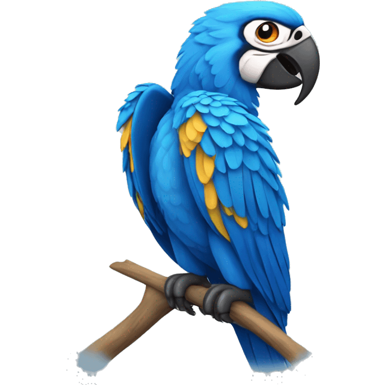 Blue Macaw emoji