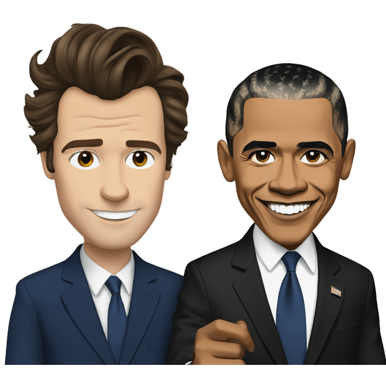 Harry styles and Obama  emoji