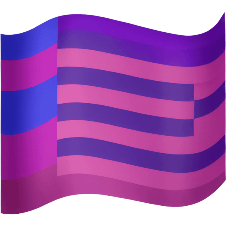 A bisexual flag emoji