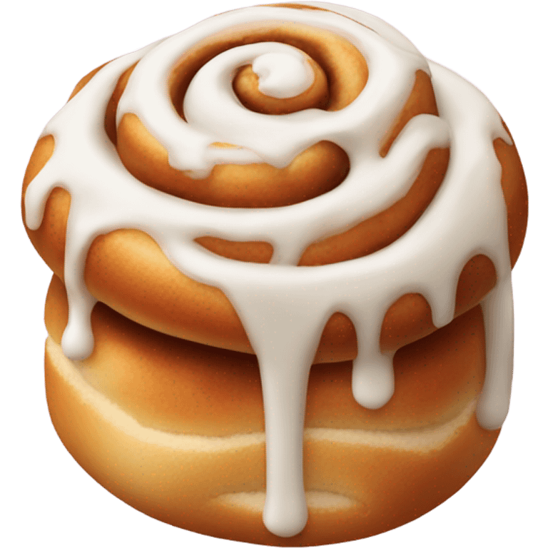 Icing cinnamon bun  emoji