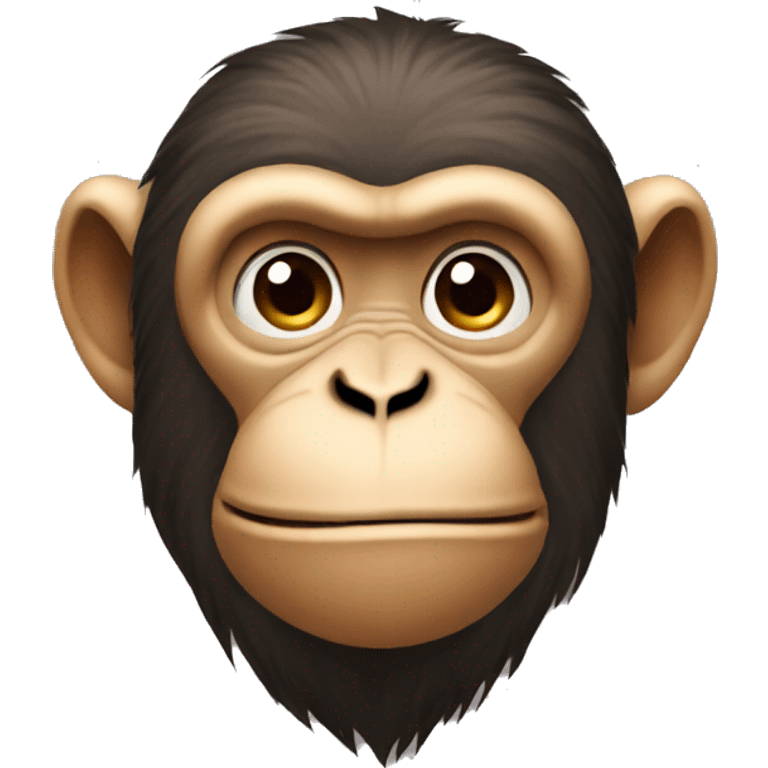 Monkey thinking emoji