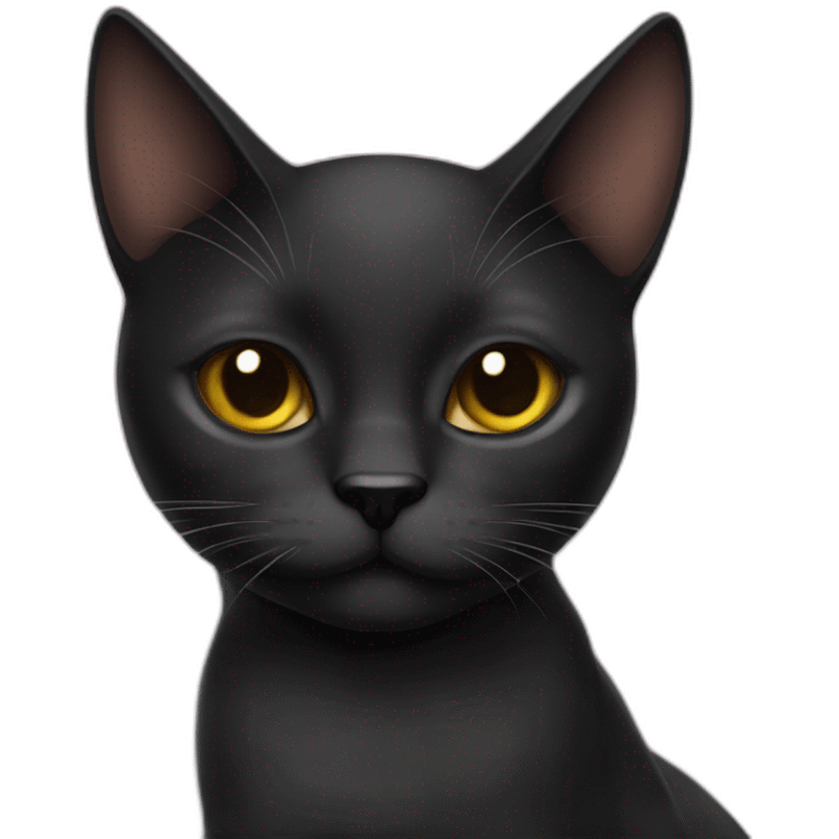 Gato negro salem emoji