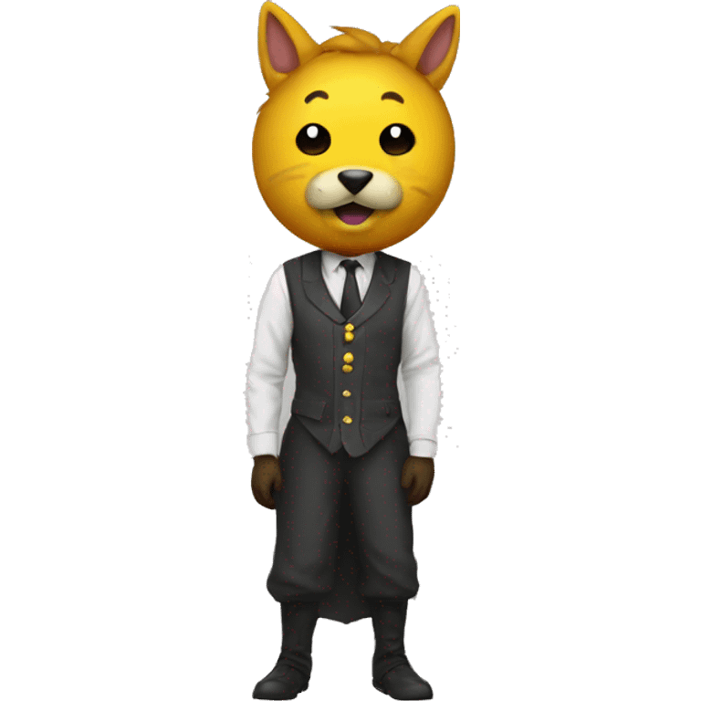 Silly man sphere furry cosplayer emoji