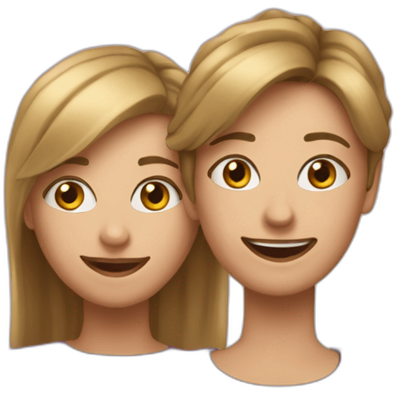 Deux meilleurs amies emoji