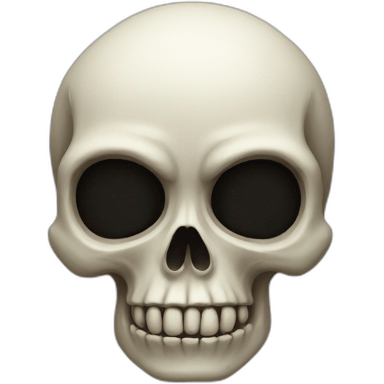 weird Skull emoji