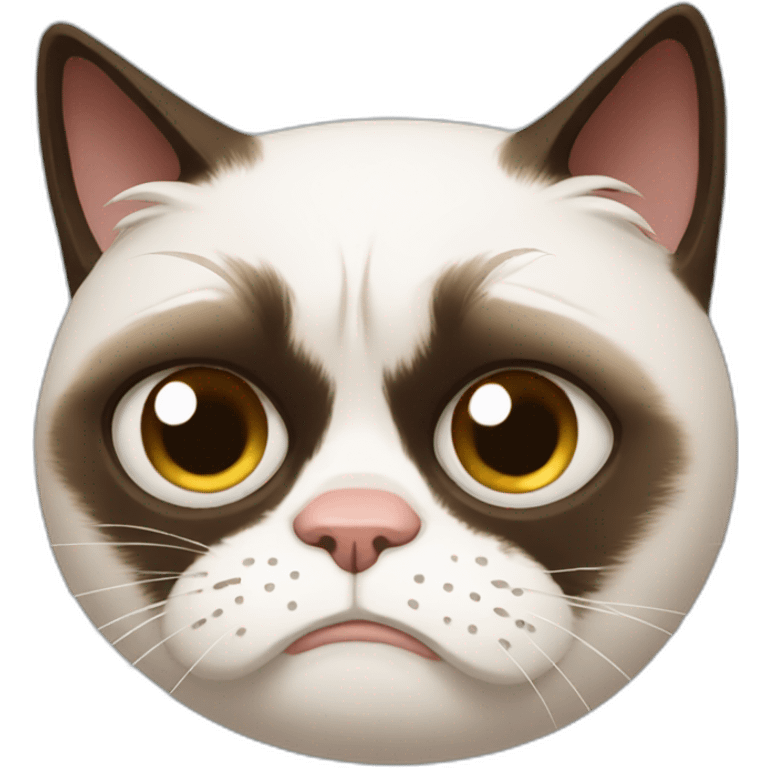 Grumpy cat emoji