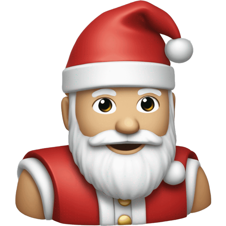 santa claus mit eine ps5 pro emoji