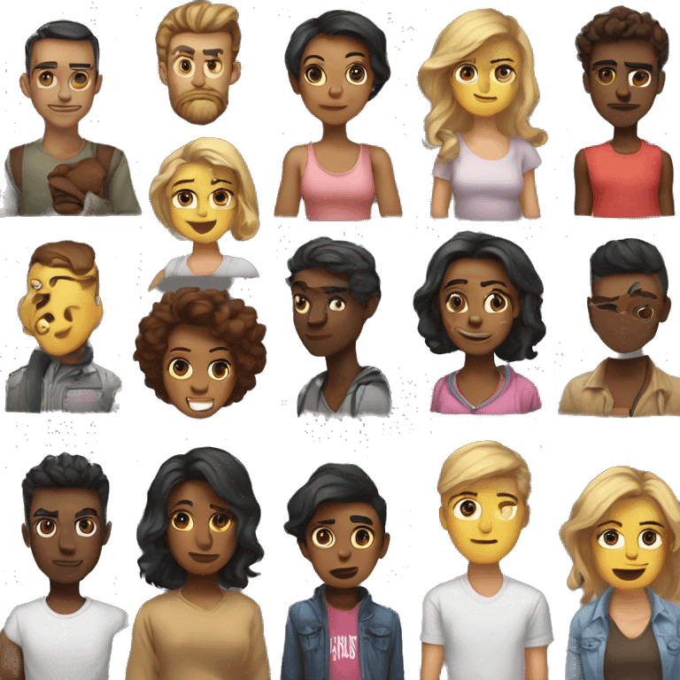 create a mix of these emojis: 🤨😤😟😶 emoji