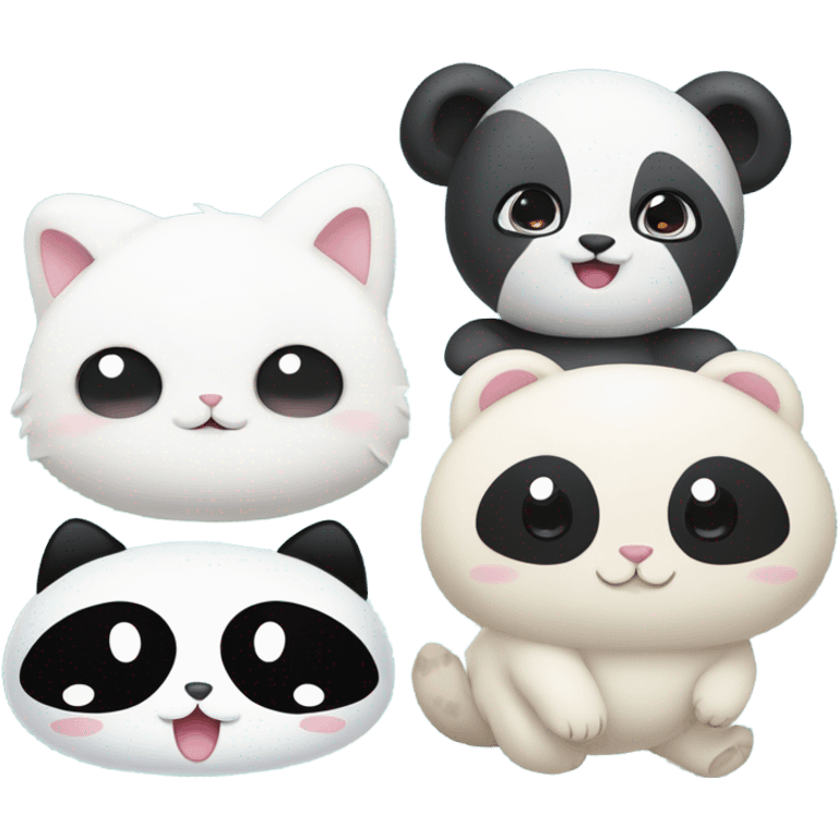 animales kawai emoji