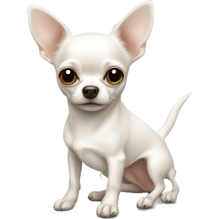 White Chihuahua emoji