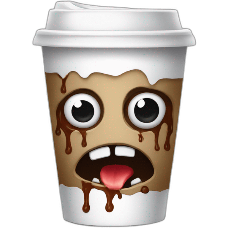 coffee-zombie emoji