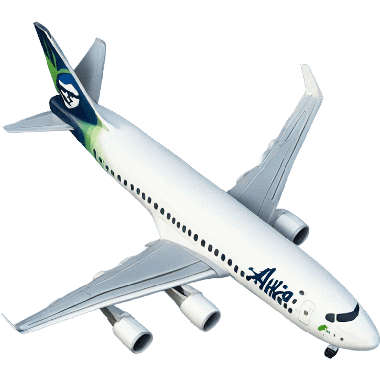 Alaska airlines taking off emoji