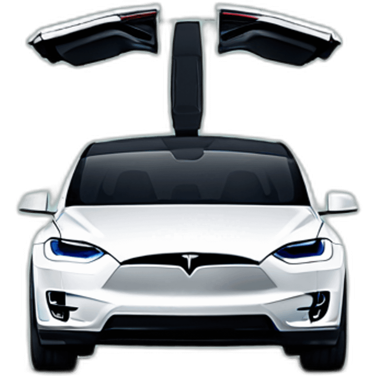 tesla model x emoji