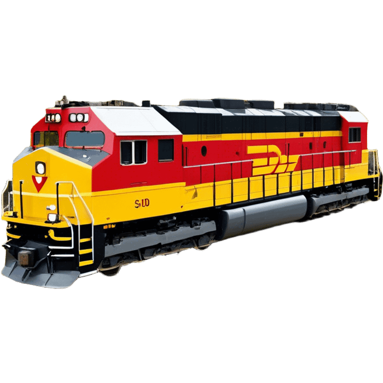 Diesel Locomotive - EMD SD70 (Model Year: 2021) (Iconic colour: Red and yellow) emoji