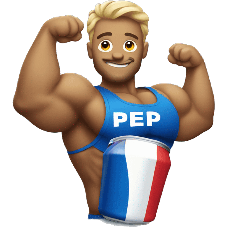 pepsi with biceps emoji