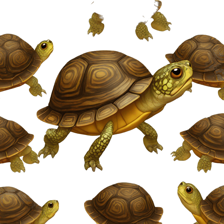 Ornate Box turtle emoji