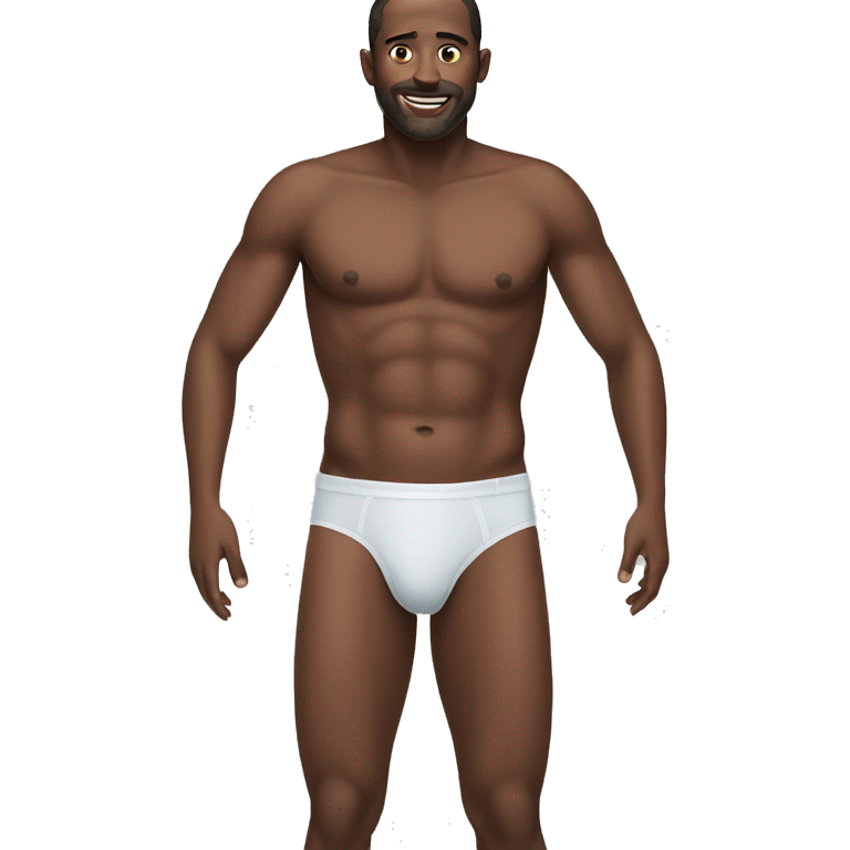 man with underwear emoji