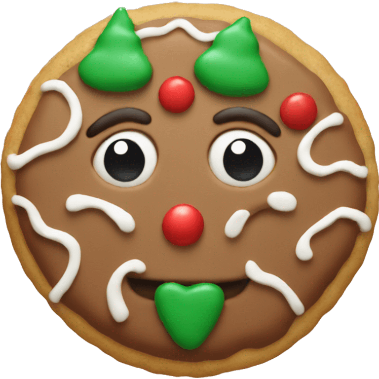 Christmas cookie  emoji