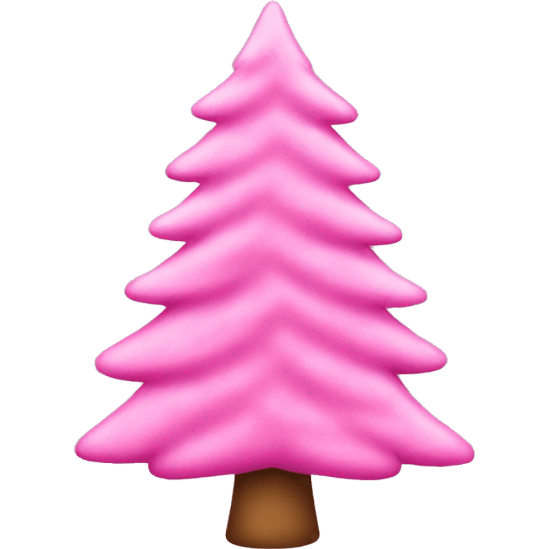 pink christmas tree emoji