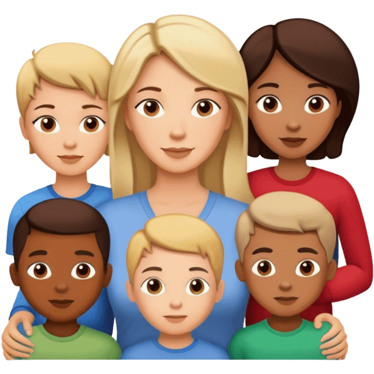 mom with 10 kids emoji