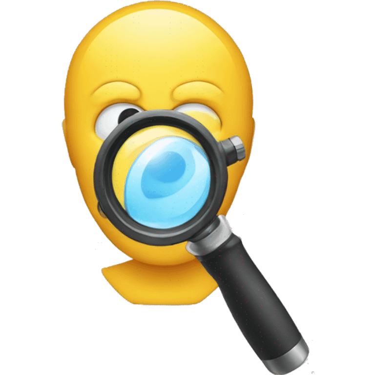 Détective avec loupe emoji