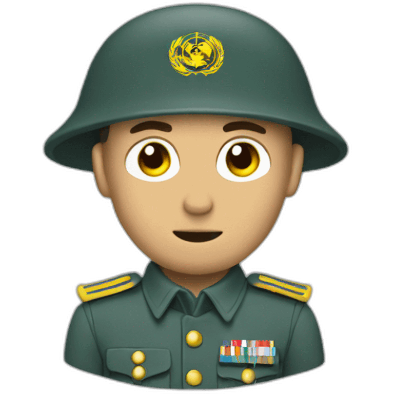 Un Soldado aplaudiendo emoji