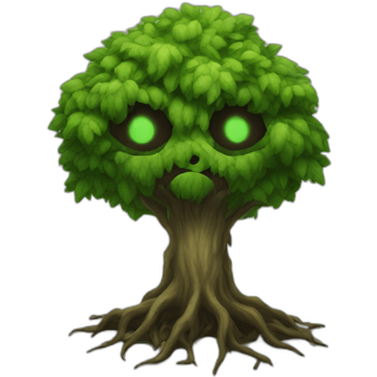 an evil digital tree  emoji