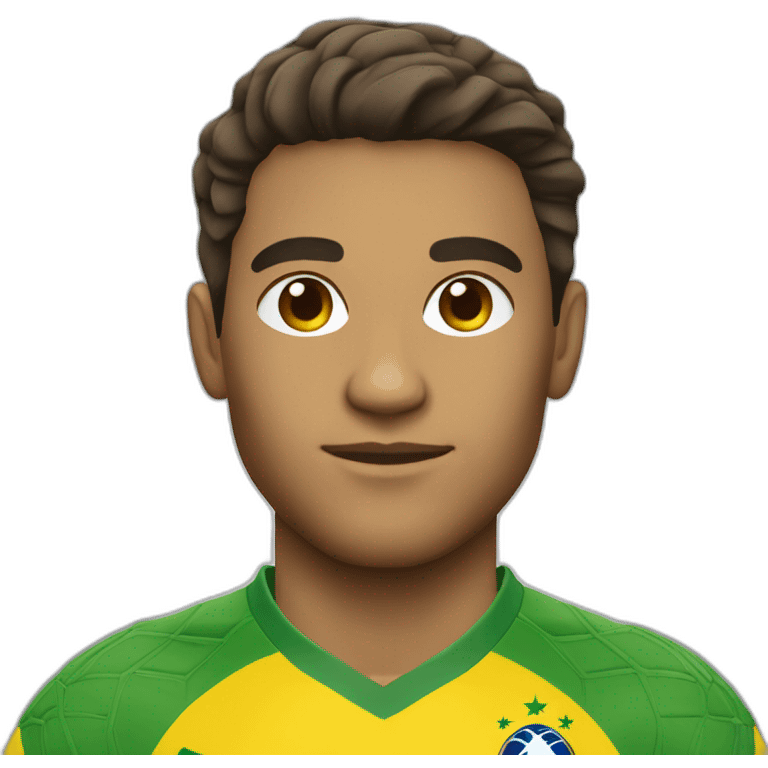 brazilian soccer player volley shot emoji